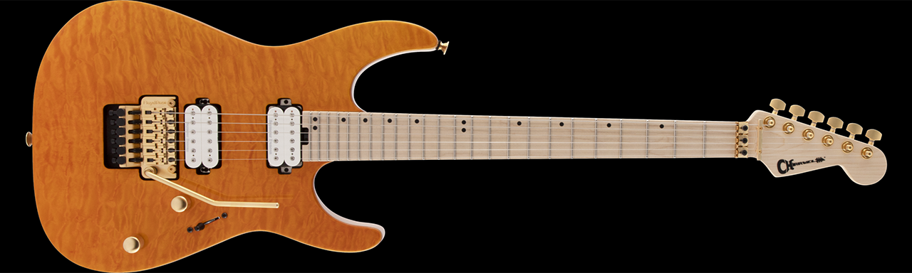 Charvel Pro-Mod DK24 HH FR M Mahogany with Quilt Maple