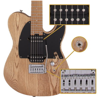Charvel Pro-Mod So-Cal Style 2 24 HH 2PT CM Ash