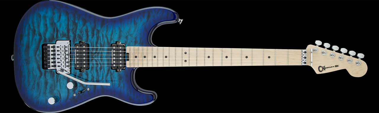 Charvel Pro-Mod San Dimas Style 1 HH FR M QM Chlorine Burst