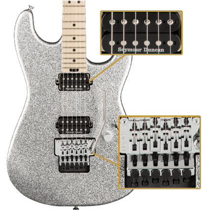 Charvel Pro-Mod San Dimas Style 1 HH FR M Sin City Sparkle