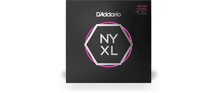 D'Addario 45-130
Regular Light Long Scale 5-String Bass Strings
NYXL45130