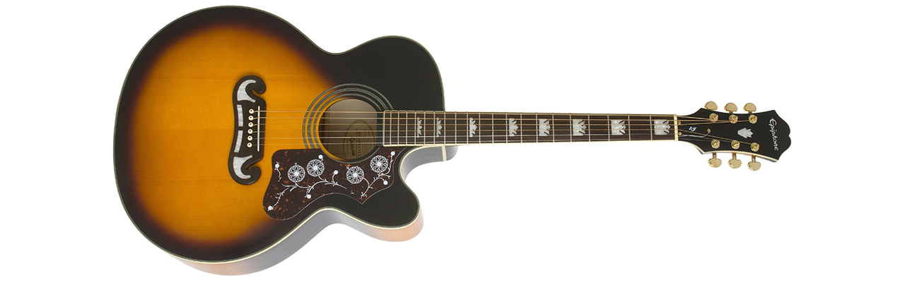 Epiphone J-200 EC Studio Vintage Sunburst