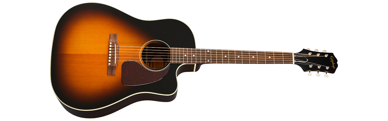 Epiphone J-45 EC Aged Vintage Sunburst Gloss