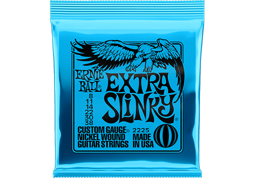 Extra Slinky Nickel Wound Electric Guitar Strings (8-38)