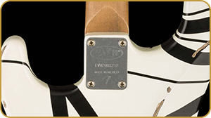 EVH - Striped Series '78 Eruption (White with Black Stripes Relic)