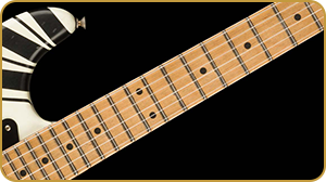 EVH - Striped Series '78 Eruption (White with Black Stripes Relic)