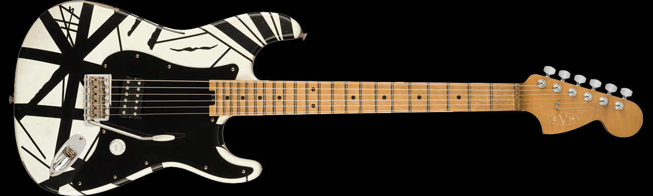 EVH - Striped Series '78 Eruption (White with Black Stripes Relic)