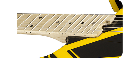 EVH Striped Series Black with Yellow Stripes