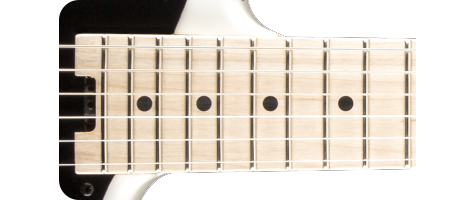 EVH Striped Series White with Black Stripes