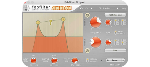 FabFilter One Simplon Basic Filter Plug-In