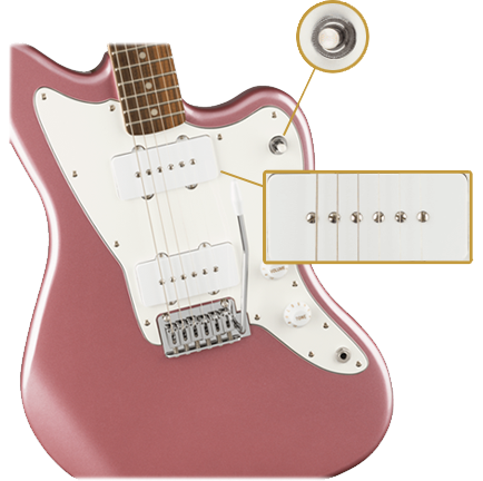 Squier AFFINITY SERIES™ JAZZMASTER® Burgundy Mist