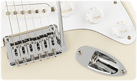 Squier Affinity Stratocaster, Maple Fingerboard, White Pickguard, Olympic White