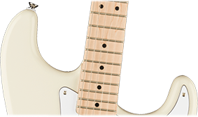 Squier Affinity Stratocaster, Maple Fingerboard, White Pickguard, Olympic White