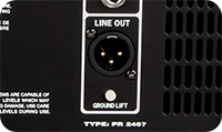 XLR LINE OUTPUT
