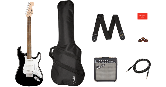 Squier Stratocaster® Pack (Black)
