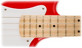 Squier Bronco™ Bass, Maple Fingerboard Torino Red