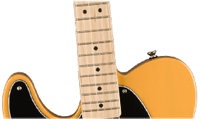 Squier Affinity Telecaster, Maple Fingerboard, Black Pickguard, Butterscotch Blonde