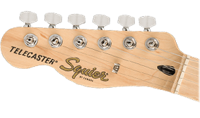 Squier Affinity Telecaster, Maple Fingerboard, Black Pickguard, Butterscotch Blonde