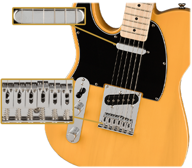 Squier Affinity Telecaster, Maple Fingerboard, Black Pickguard, Butterscotch Blonde