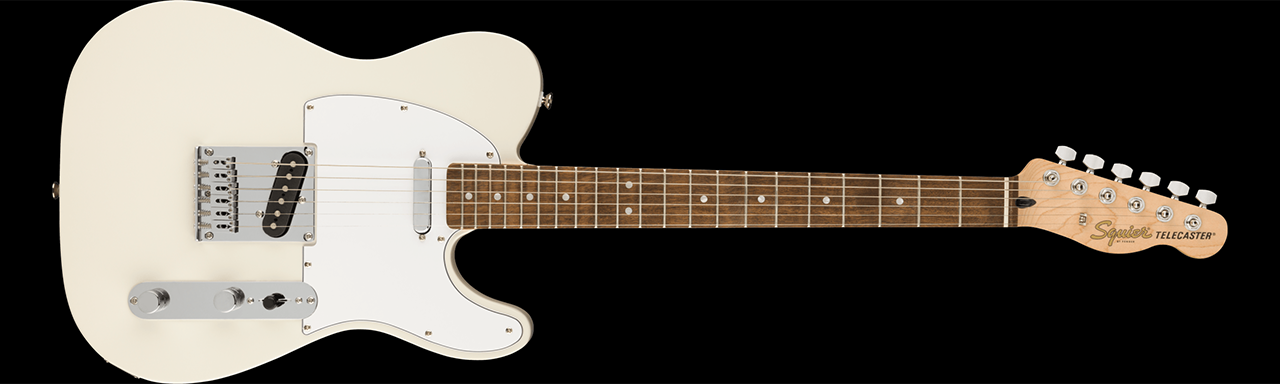 Squier Affinity Telecaster, Laurel Fingerboard, White Pickguard, Olympic White