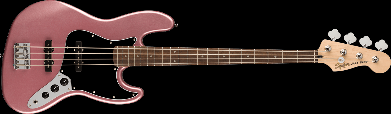 Squier Affinity Series Jazz Bass Burgundy Mist