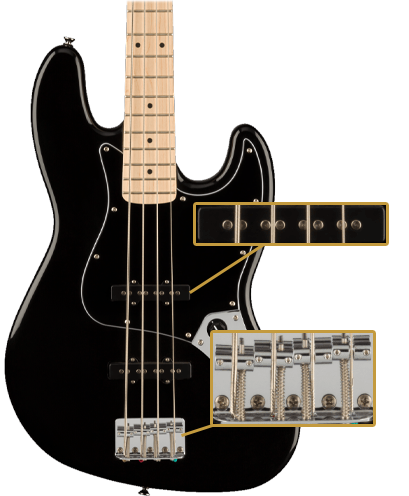 Squier Affinity Series Jazz Bass Black