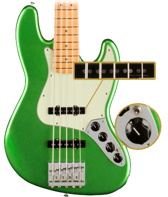 PLAYER PLUS JAZZ BASS® V (Cosmic Jade)