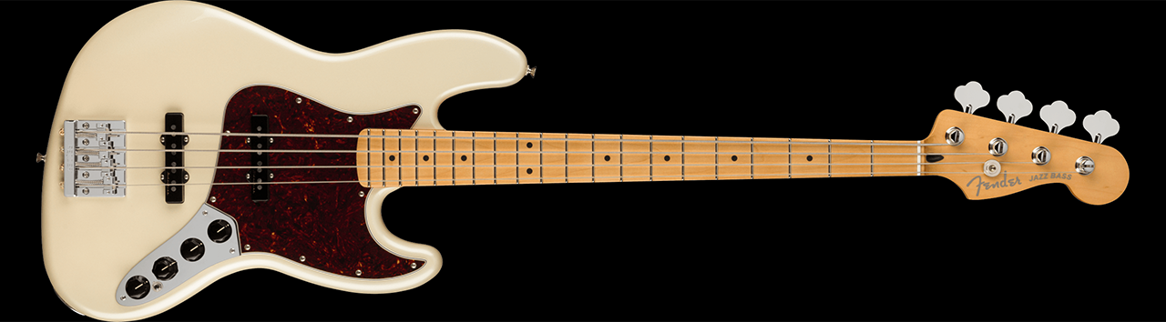 Player Plus Jazz Bass (Olympic Pearl)
