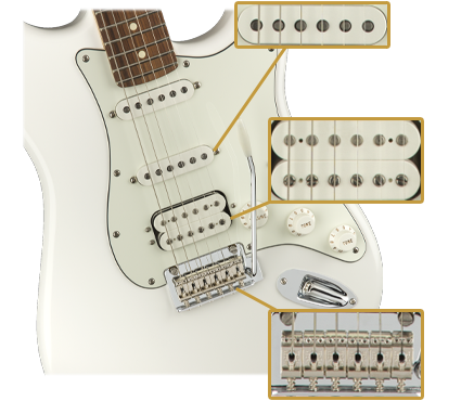 Fender Player Stratocaster HSS Polar White