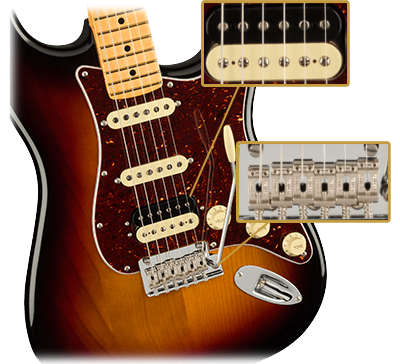 American Professional II Stratocaster HSS (3-Colour Sunburst)