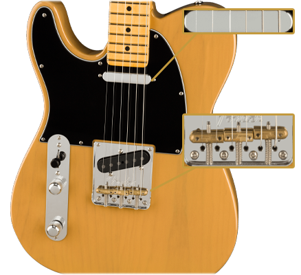 Fender - American Professional II Telecaster Left-Hand - Butterscotch Blonde