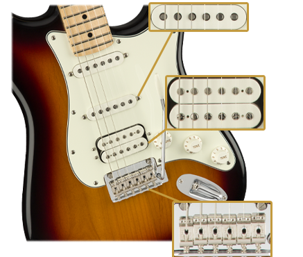 Fender Player Stratocaster®, 3-Colour Sunburst