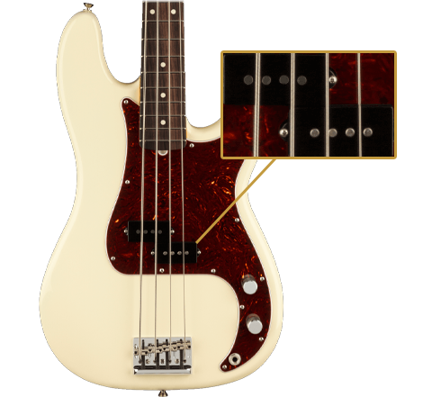 American Professional II Precision Bass (Olympic White)