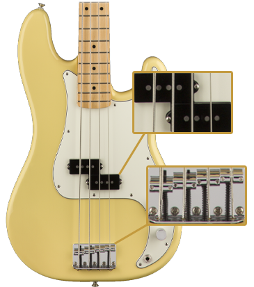 Fender Player Precision Bass (Buttercream)