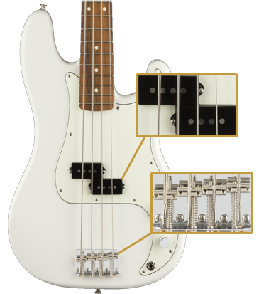 Fender Player Precision Bass (Polar White)