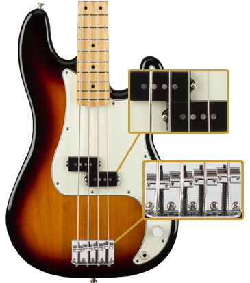 Fender Player Precision Bass (3-Colour Sunburst)
