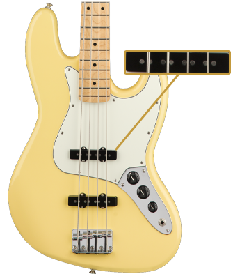 Player Jazz Bass (Buttercream)