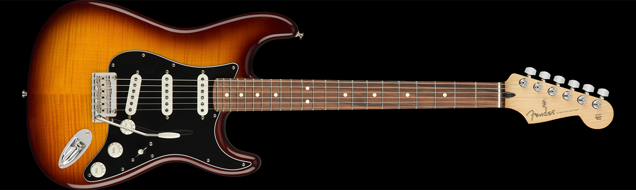 Fender Player Stratocaster Plus Top, Pau Ferro Fingerboard, Tobacco Sunburst