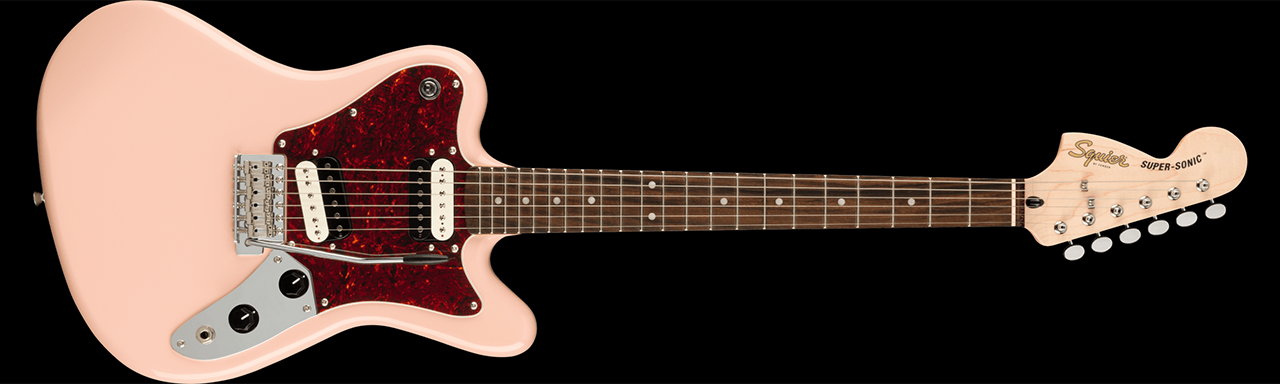 Squier Paranormal Super-Sonic Shell Pink