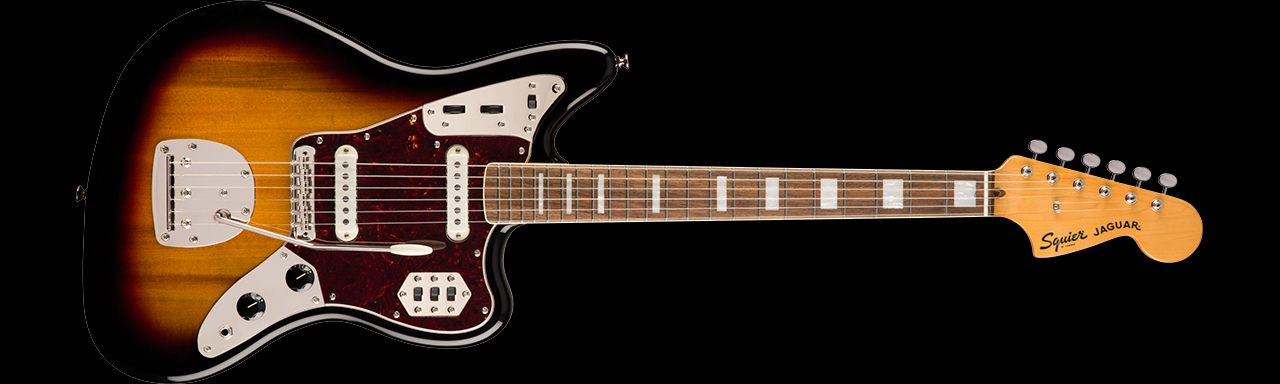 Squier Classic Vibe '70s Jaguar (3-Colour Sunburst)