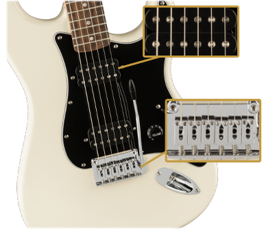 Squier Affinity Series Stratocaster HH Olympic White