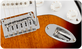 Squier Affinity Stratocaster, Laurel Fingerboard, White Pickguard, 3-Colour Sunburst