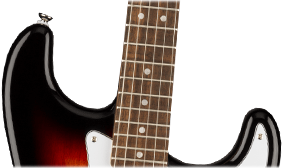 Squier Affinity Stratocaster, Laurel Fingerboard, White Pickguard, 3-Colour Sunburst