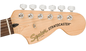 Squier Affinity Stratocaster, Laurel Fingerboard, White Pickguard, 3-Colour Sunburst