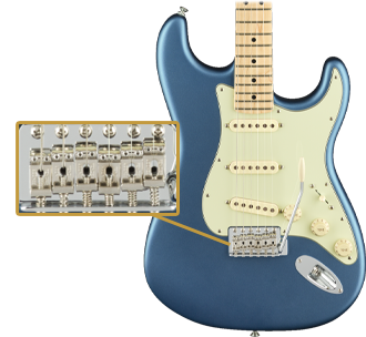American Performer Stratocaster (Satin Lake Placid Blue)