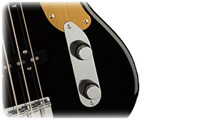 Squier Paranormal Jazz Bass Black