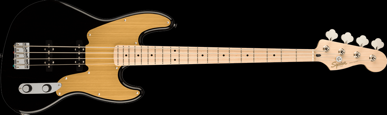 Squier Paranormal Jazz Bass Black