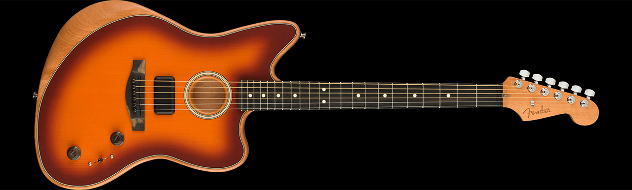 Fender American Acoustasonic Jazzmaster (Tobacco Sunburst)