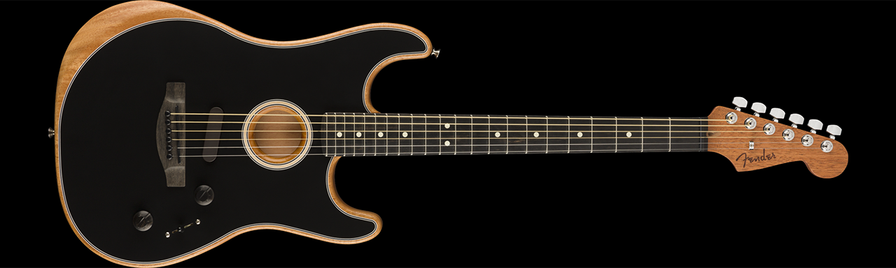 Fender American Acoustasonic Stratocaster (Black)