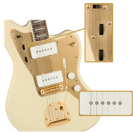 40th Anniversary Jazzmaster Gold Edition (Olympic White)
